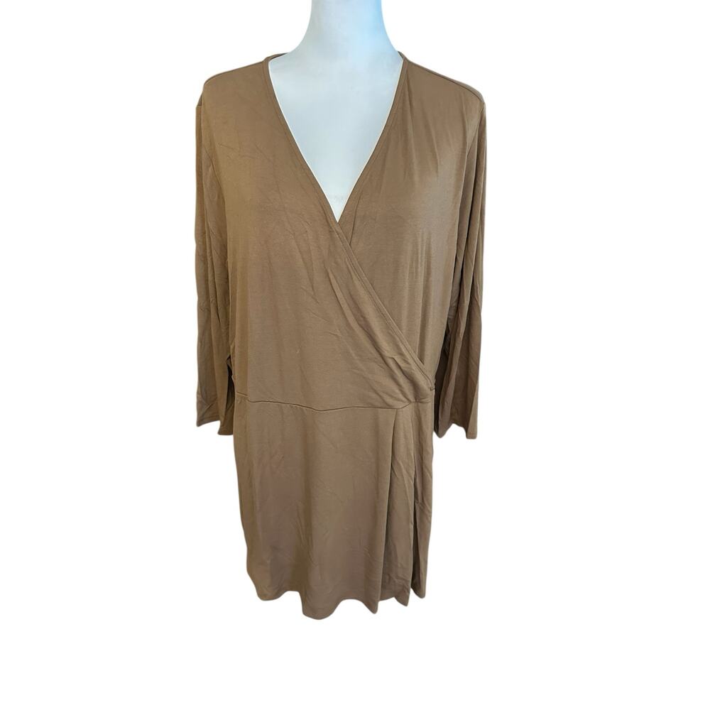J.Jill Brown Women's Long Sleeve Top XL